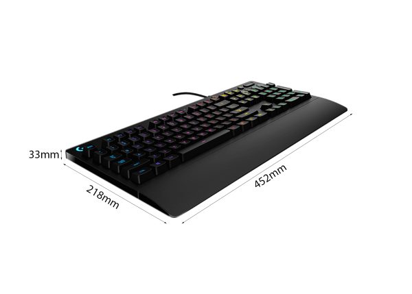 34639 kich thuoc ban phim gia co logitech g213 prodigy rgb gaming