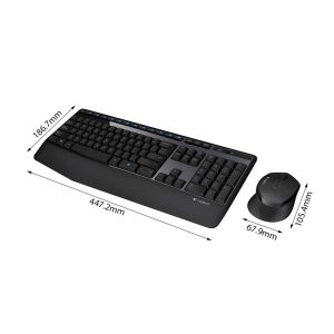 35357 kich thuoc bo keyboard mouse logitech mk345 wireless