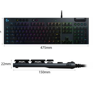 48242 kich thuoc ban phim co logitech g813 lightsync rgb gl tactile usb