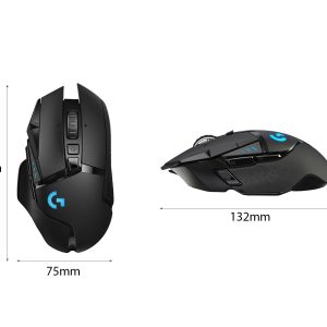 54216 kich thuoc chuot choi game khong day logitech g502 lightspeed usb rgb den