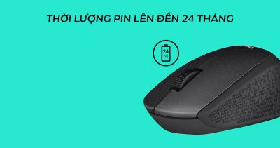 56224 thoi luong pin cua chuot khong day logitech m331 usb mau do