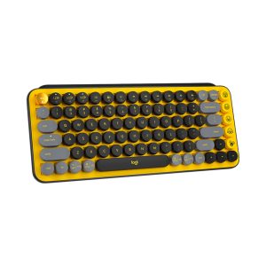 64225 ban phim khong day logitech pop keys blast yellow usb bluetooth vang den 0003 4