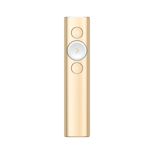 66752 but trinh chieu logitech spotlight mau vang gold 1 1