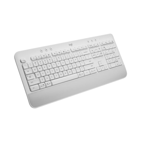 67424 ban phim khong day logitech k650 off white usb bluetooth trang 920 010987 0003 4