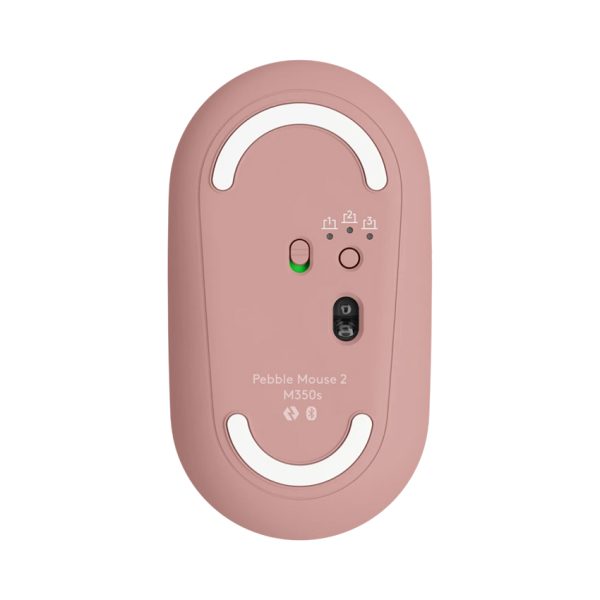 76291 chuot khong day logitech pebble m350s mau hong wireless bluetooth 910 006987 1