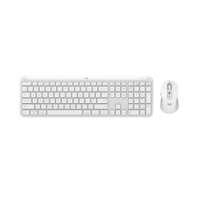 82393 bo ban phim chuot khong day logitech signature slim combo mk950 off white 1