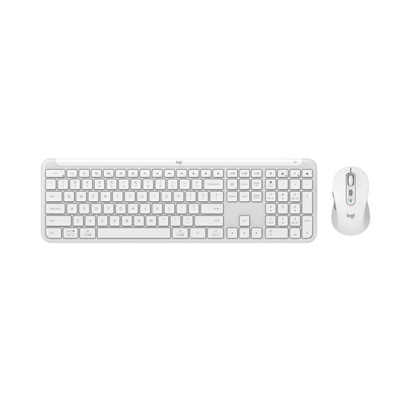 82393 bo ban phim chuot khong day logitech signature slim combo mk950 off white 1