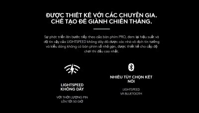 ban phim gaming khong day logitech pro x tkl lightspeed 1