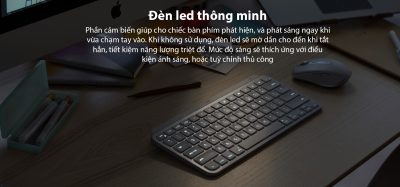 ban phim khong day logitech mx keys mini xam usbc bluetooth 001