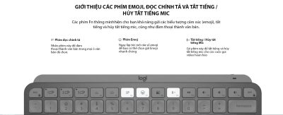 ban phim khong day logitech mx keys mini xam usbc bluetooth 003