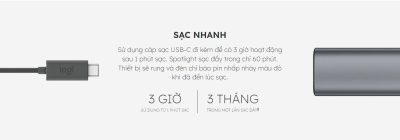 but trinh chieu logitech spotlight mau xam mota6