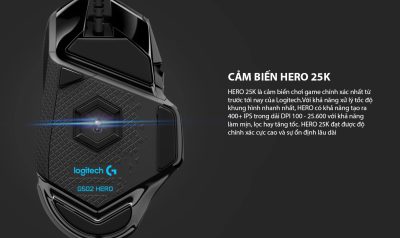 mouse logitech g502 hero gaming usb black 02