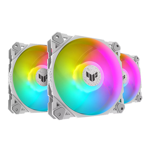 12328 fan case asus tuf gaming tf120 argb 3in1 white b 3 fan 12cm c hub 1