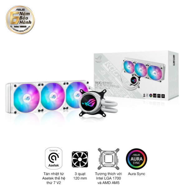ROG STRIX LC III 360 ARGB WHITE 01