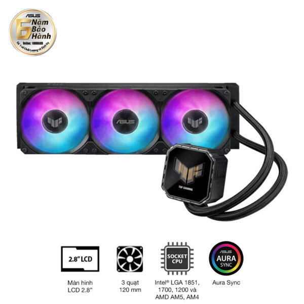 TUF GAMING LC III 360 ARGB LCD 01