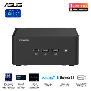 ASUS NUC 15 Pro Tall BNUC15CRHI500000 CORE5-120U/2xDDR5-6400/2xNVMe,SATA/ 2x HDMI 2.1/2x Thunderbolt/ VESA MOUNT - Bảo hành 36 tháng 2 NUC 15 Pro Tall 02
