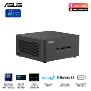 ASUS NUC 15 Pro Tall BNUC15CRHI500000 CORE5-120U/2xDDR5-6400/2xNVMe,SATA/ 2x HDMI 2.1/2x Thunderbolt/ VESA MOUNT - Bảo hành 36 tháng 4 NUC 15 Pro Tall 09