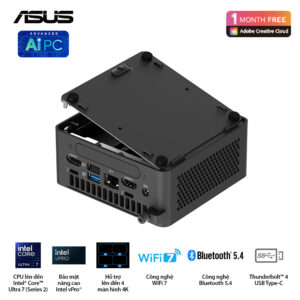 ASUS NUC 15 Pro Tall BNUC15CRHI500000 CORE5-120U/2xDDR5-6400/2xNVMe,SATA/ 2x HDMI 2.1/2x Thunderbolt/ VESA MOUNT - Bảo hành 36 tháng 3 NUC 15 Pro Tall 15