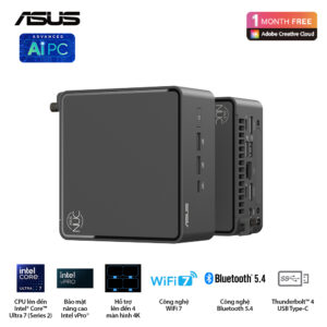ASUS NUC 15 Pro Tall BNUC15CRHI500000 CORE5-120U/2xDDR5-6400/2xNVMe,SATA/ 2x HDMI 2.1/2x Thunderbolt/ VESA MOUNT - Bảo hành 36 tháng 8 NUC 15 Pro Tall 16