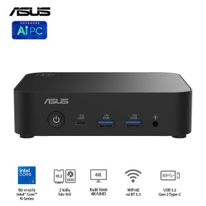 PC Mini Asus NUC 14 Essential RNUC14MNK97 (NUC14MNK (N97)/1xDDR5-4800/1x M.2 22x80/2242 PCIe Gen3x4 /1x LAN/No-OS)