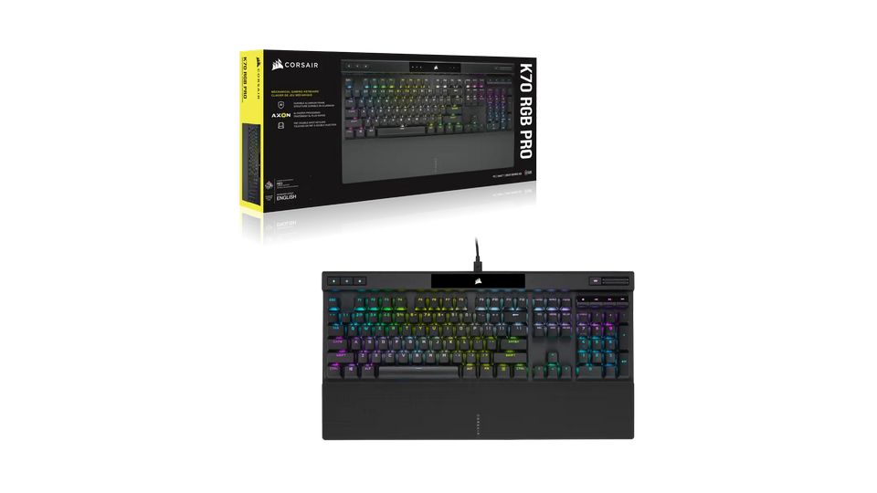 Bàn phím Corsair K70 PRO BLK-MX Red RGB (CH-9109410-NA) - Ảnh 4
