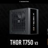 Nguồn Xigmatek Thor T750 V3 750W | 80 Plus Bronze, PCIe Gen 5.1, ATX 3.1, 100% cáp dẹt đen 16 22142