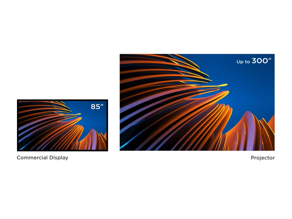 Máy chiếu ViewSonic LSD400W 24 Ultra-Large Screen with Lower Cost-per-Inch 1