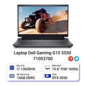 Laptop Dell Gaming G15 5530 71053700