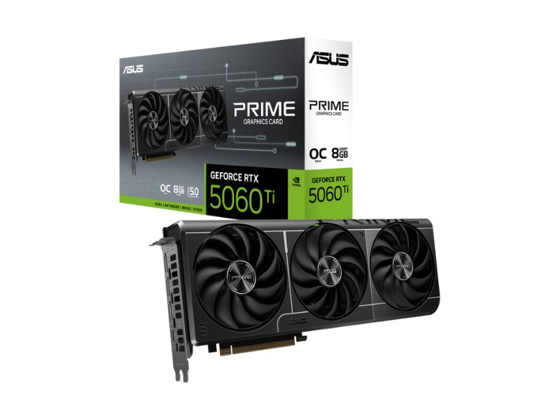 Card Màn Hình ASUS PRIME GeForce RTX 5060Ti 8GB GDDR7 OC Edition (PRIME-RTX5060TI-O8G)