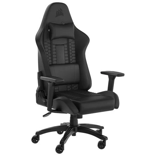Ghế Corsair TC100 Relaxed Leatherette Black/Black CF-9010050-WW 2 Ghế Corsair TC100 Relaxed Leatherette Black/Black CF-9010050-WW - Ảnh 2