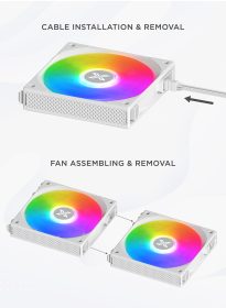 Bộ 3 Quạt tản nhiệt XIGMATEK STARLINK ARCTIC ARGB (EN41310) 24 3 quat tan nhiet xigmatek starlink arctic 06 205x280 1