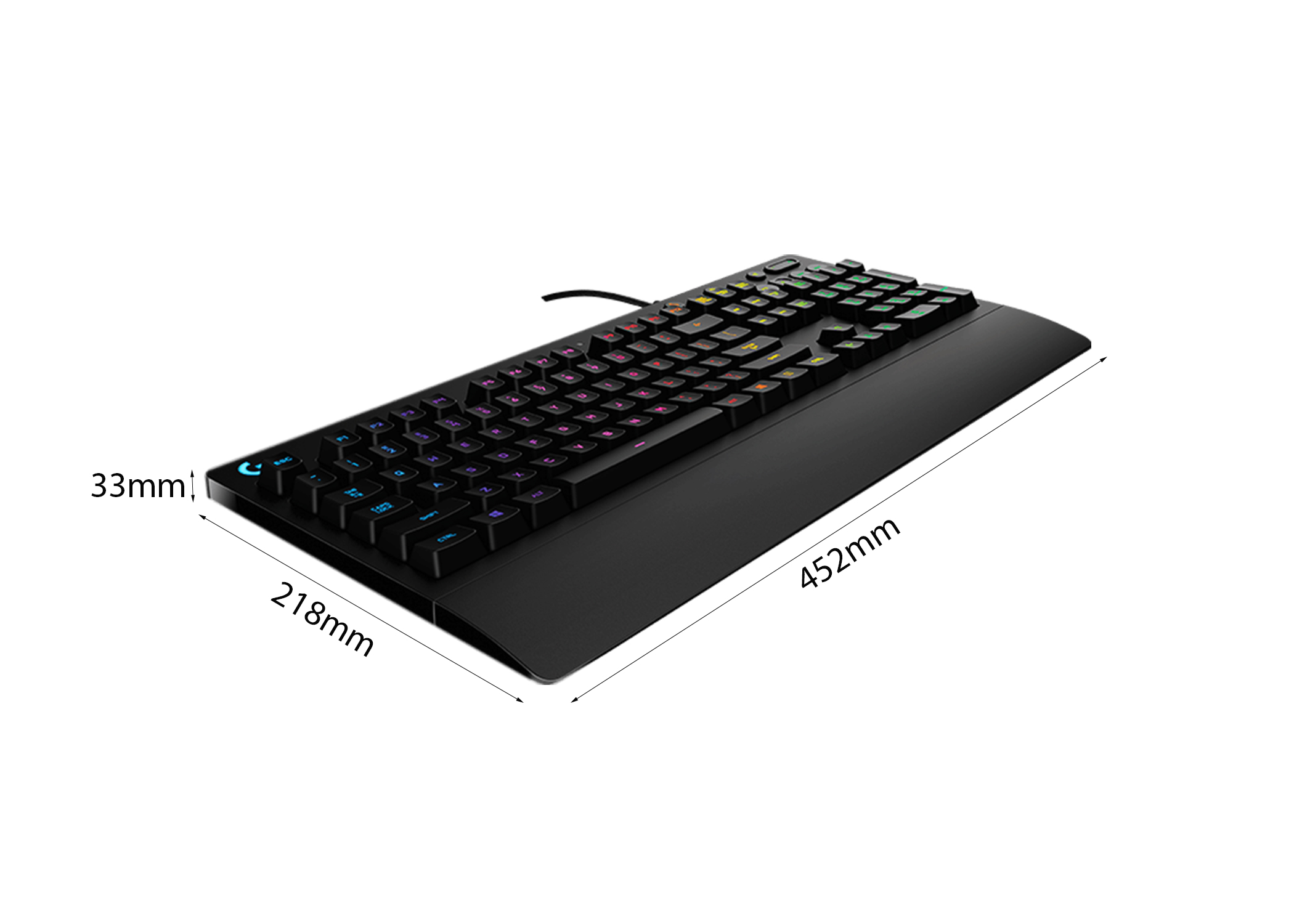BÀN PHÍM GIẢ CƠ LOGITECH G213 PRODIGY RGB GAMING - bảo hành chính hãng - Ảnh 4