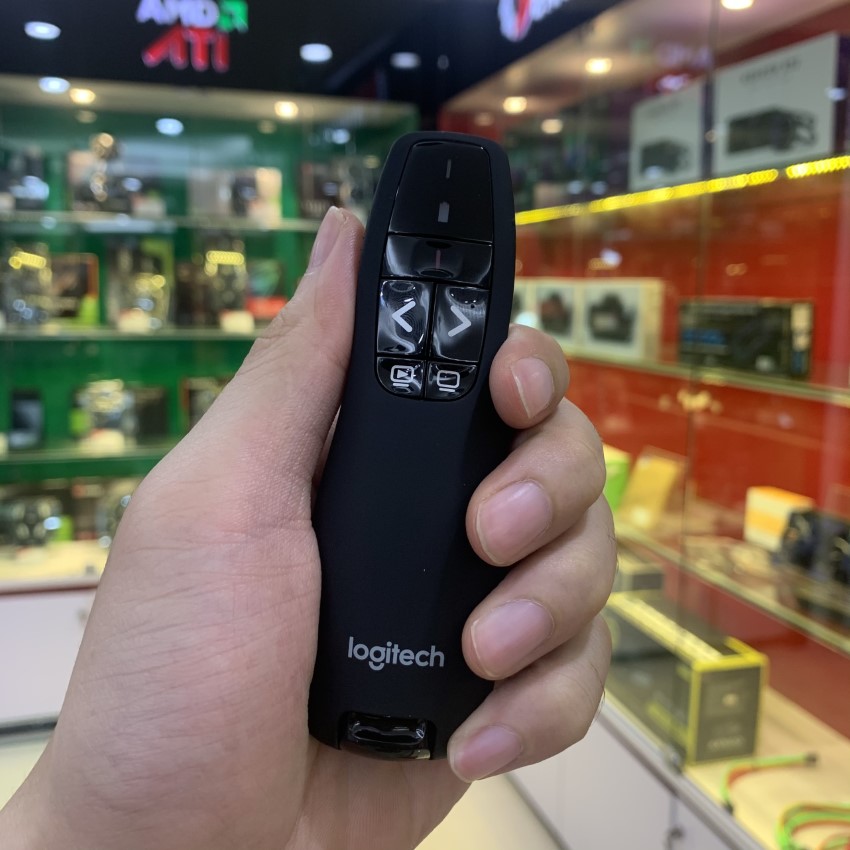 BÚT TRÌNH CHIẾU LOGITECH PRESENTER CORDLESS R400 - BẢO HÀNH CHÍNH HÃNG 36 THÁNG - Ảnh 4