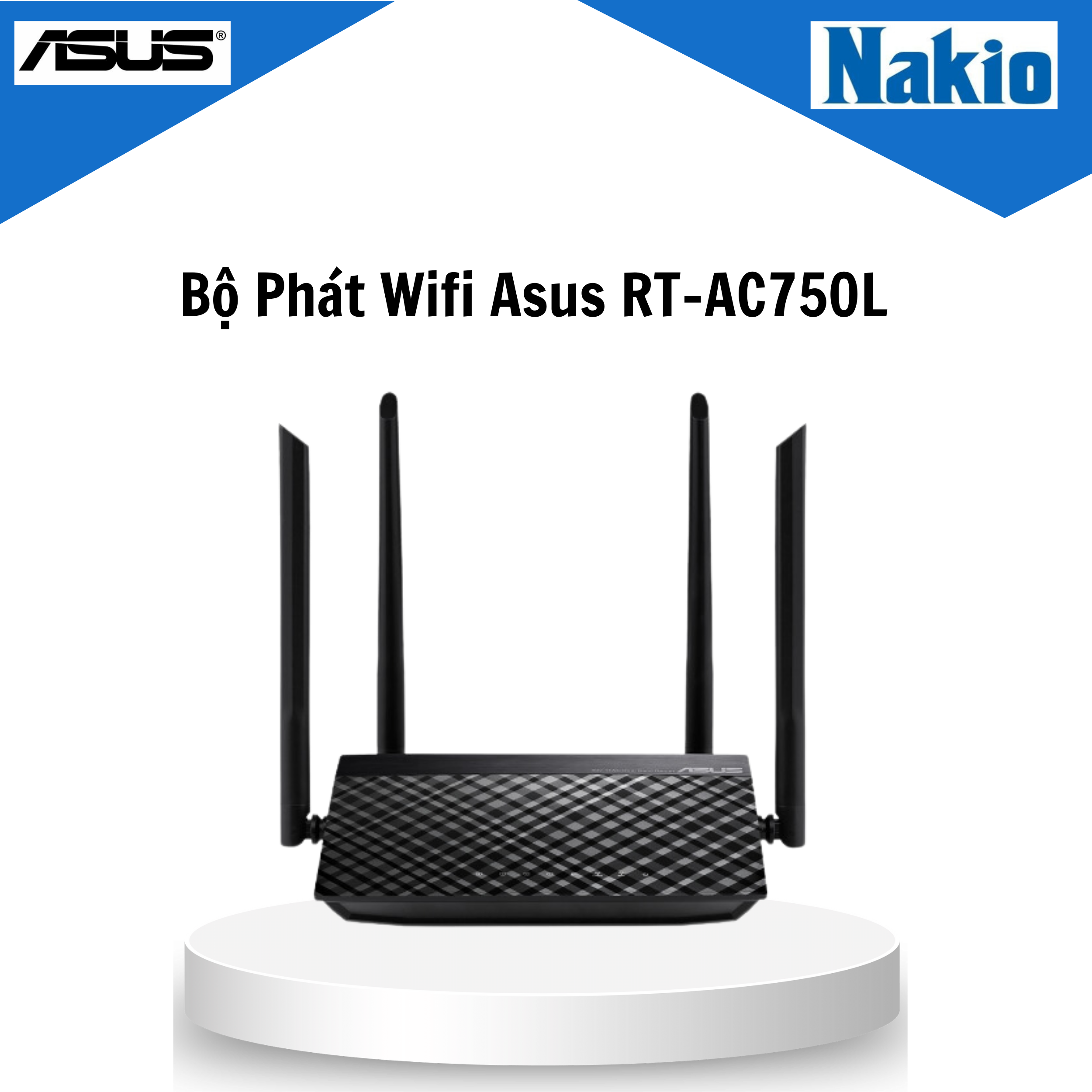 ROUTER WIFI ASUS RT-AC750L - bảo hành chính hãng 36 tháng 1 ROUTER WIFI ASUS RT-AC750L - bảo hành chính hãng 36 tháng