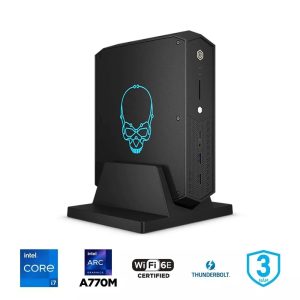 PC ASUS Intel NUC 12 Enthusiast NUC12SNKI72000-MR6120 ( i7-12700H / Intel ARC A770M Graphics / Wi-Fi 6+Bluetooth) bảo hành chính hãng 36 tháng