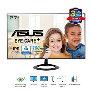 Màn Hình ASUS VZ27EHF (27 inch - IPS - FHD - 1ms - 100Hz) bảo hành chính hãng 36 tháng