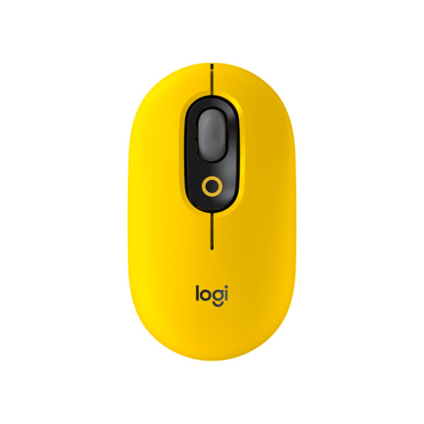 (MOUSE) LOGITECH POP WITH EMOJI WIRELESS/BLUETOOTH/FLOW/VÀNG (BLAST YELLOW) bảo hành chính hãng 1 (MOUSE) LOGITECH POP WITH EMOJI WIRELESS/BLUETOOTH/FLOW/VÀNG (BLAST YELLOW) bảo hành chính hãng
