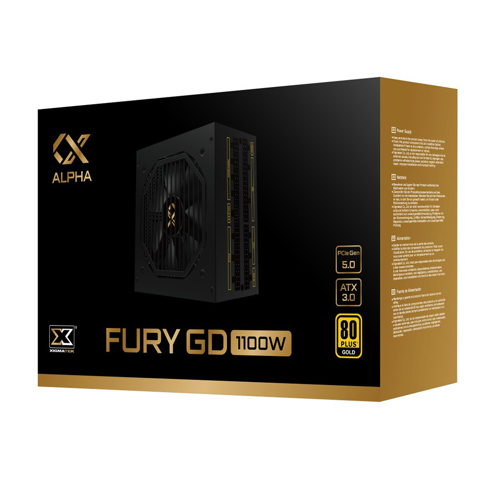 Nguồn Xigmatek FURY GD 1100 EN40535 - 1100w 1 Nguồn Xigmatek FURY GD 1100 EN40535 - 1100w