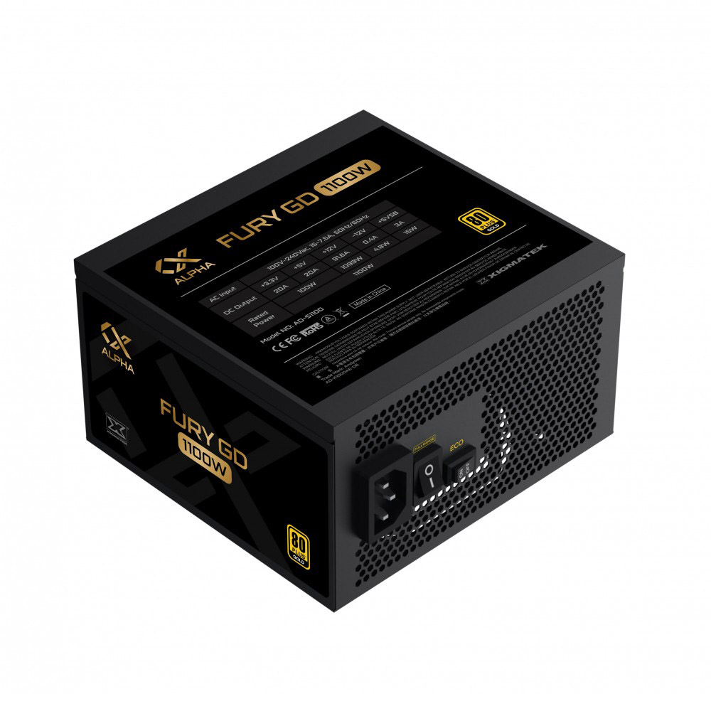 Nguồn Xigmatek FURY GD 1100 EN40535 - 1100w 5 Nguồn Xigmatek FURY GD 1100 EN40535 - 1100w - Ảnh 5
