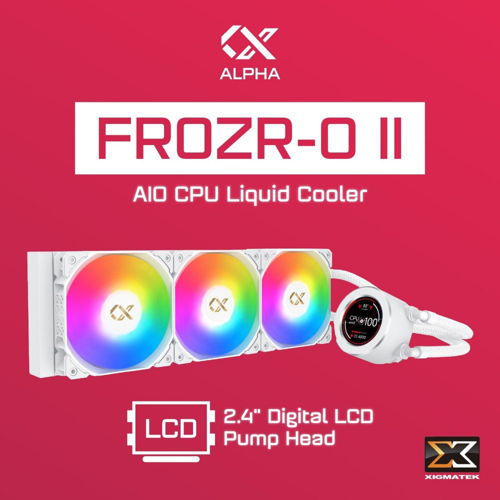 Tản Nhiệt Nước AIO Xigmatek FROZR-O II 360 ARTIC EN40450 Màu Trắng - Ảnh 3