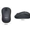 CHUỘT KHÔNG DÂY LOGITECH M221 ĐEN (USB) bảo hành chính hãng 12 tháng 5 48250 kich thuoc mouse logitech m221 wireless black