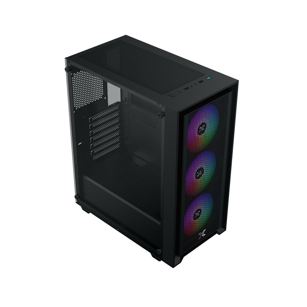 VỎ CASE XIGMATEK SKY II 3F (ATX, Màu Đen, 3 Fan) - Ảnh 2