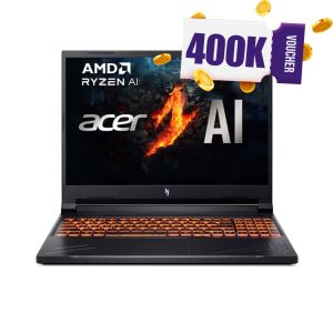 Laptop Acer Gaming Nitro V 16 ProPanel ANV16-41-R36Y NH.QP1SV.004 (AMD Ryzen™ 7 8845HS |RTX 4050| 16GB | 512GB | 6GB | 16 inch WUXGA 165Hz | Win 11 | Đen)