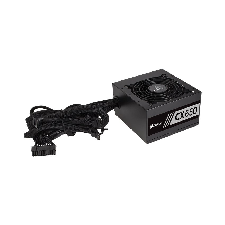 Nguồn Corsair CX650 650W (80 Plus Bronze ) - Black - Ảnh 2