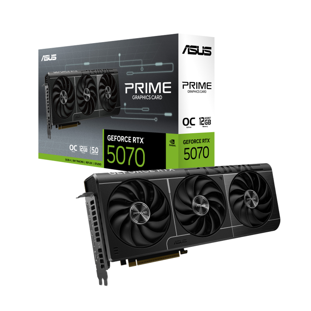 Card đồ họa VGA ASUS PRIME RTX 5070 12GB GDDR7 WHITE Edition (PRIME-RTX5070-O12G) - Ảnh 2