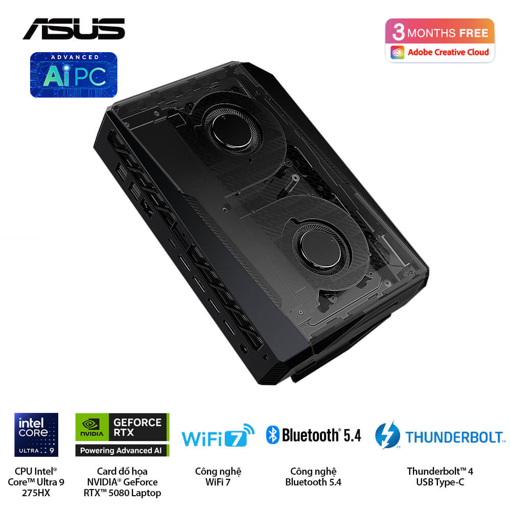 Mini PC ASUS NUC ROG NUC15JNK- RNUC15JNK9X289A0 (U9 275HX | 16GB | 1TB | RTX 5080 | Killer Wifi 7E | Win 11) 10 Mini PC ASUS NUC ROG NUC15JNK- RNUC15JNK9X289A0 (U9 275HX | 16GB | 1TB | RTX 5080 | Killer Wifi 7E | Win 11) - Ảnh 10