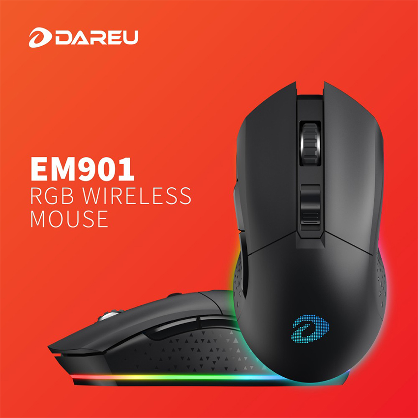 Chuột DareU EM901 RGB Wireless - Ảnh 2