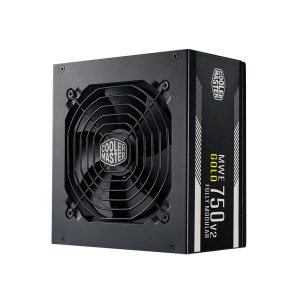 NGUỒN MÁY TÍNH COOLER MASTER MWE GOLD 750 - V2  750W ( 80 PLUS GOLD/MÀU ĐEN/FULL MODULAR) bảo hành chính hãng 60 tháng