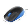 CHUỘT KHÔNG DÂY LOGITECH M190 XANH (910-005914) (USB) bảo hành chính hãng 12 tháng 9 56019 kich thuoc chuot khong day logitech m190 usb mau xanh