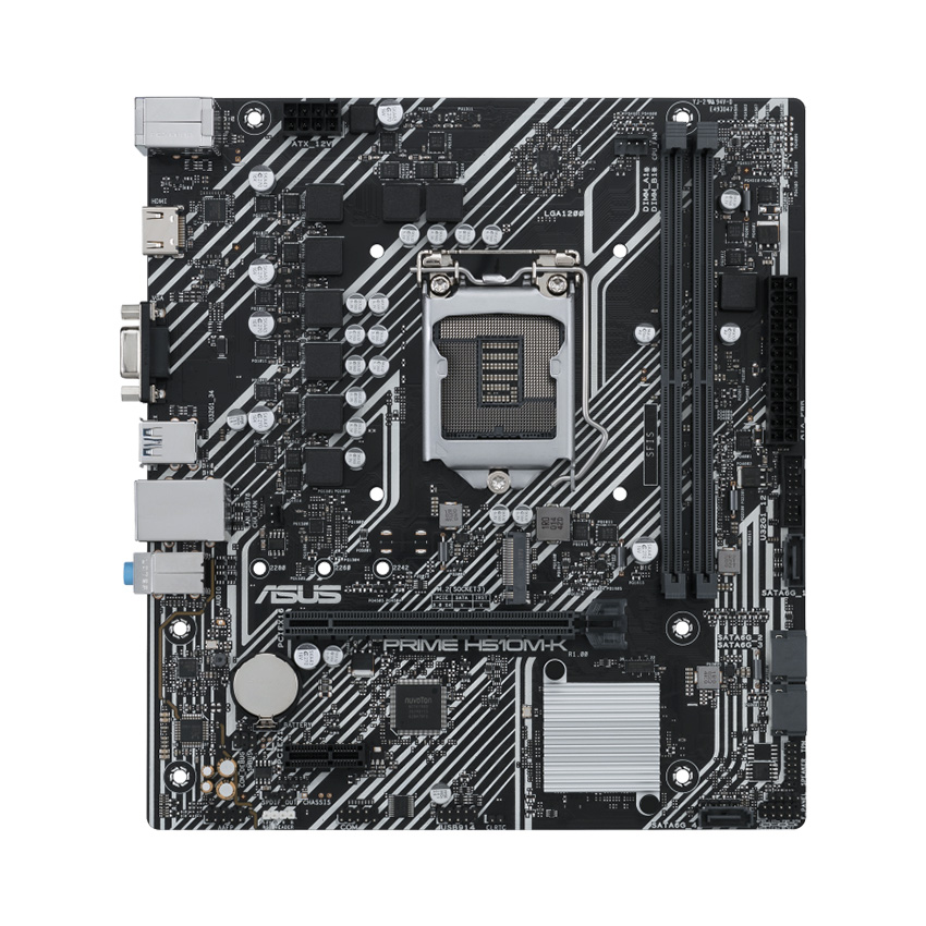 MAINBOARD ASUS PRIME H510M-K (INTEL H510, SOCKET 1200, M-ATX, 2 KHE RAM DDR4) bảo hành chính hãng 36 tháng 2 MAINBOARD ASUS PRIME H510M-K (INTEL H510, SOCKET 1200, M-ATX, 2 KHE RAM DDR4) bảo hành chính hãng 36 tháng - Ảnh 2